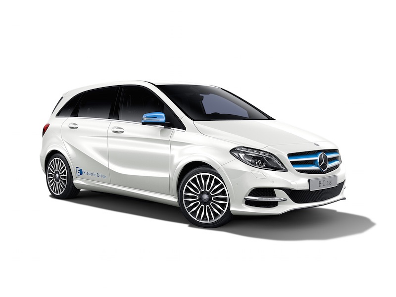 Mercedes B-Class Electric Drive charging station