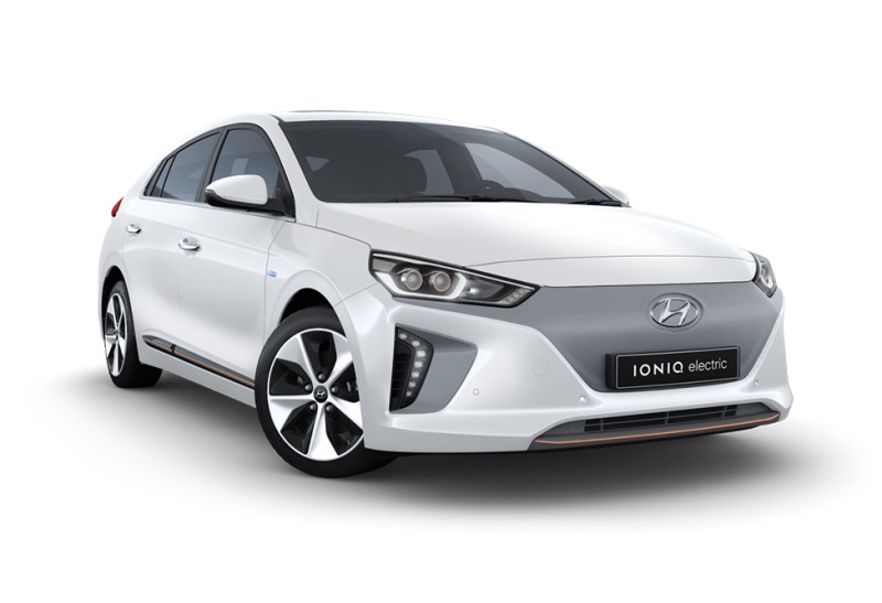 Hyundai Ioniq electric charging station